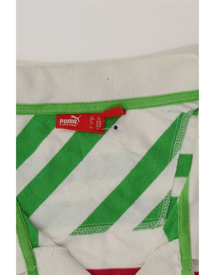 Puma Herren Poloshirt XL Mehrfarbig gestreift