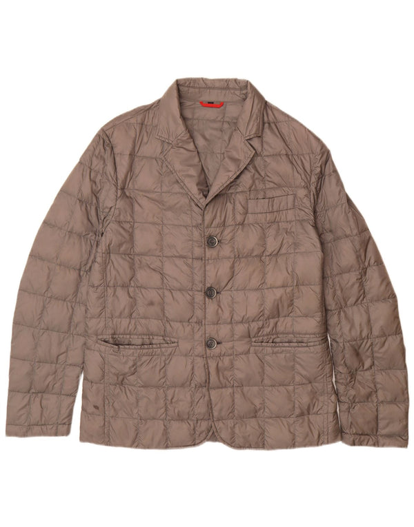 Fay Herren Wattierte Jacke UK 40 Large Grau