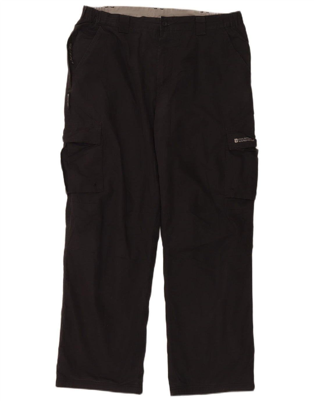 Mountain Warehouse Gerade Herren-Cargohose, W34, L30, Schwarz, Polyester
