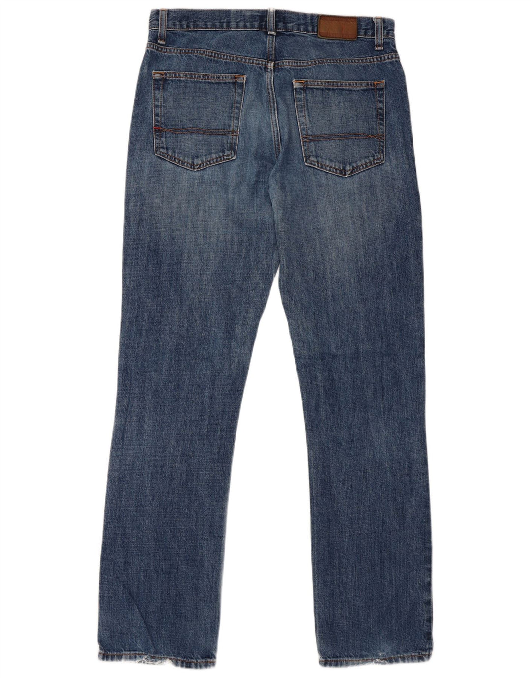 TOMMY HILFIGER Herren Straight Jeans W31 L32 Blaue Baumwolle