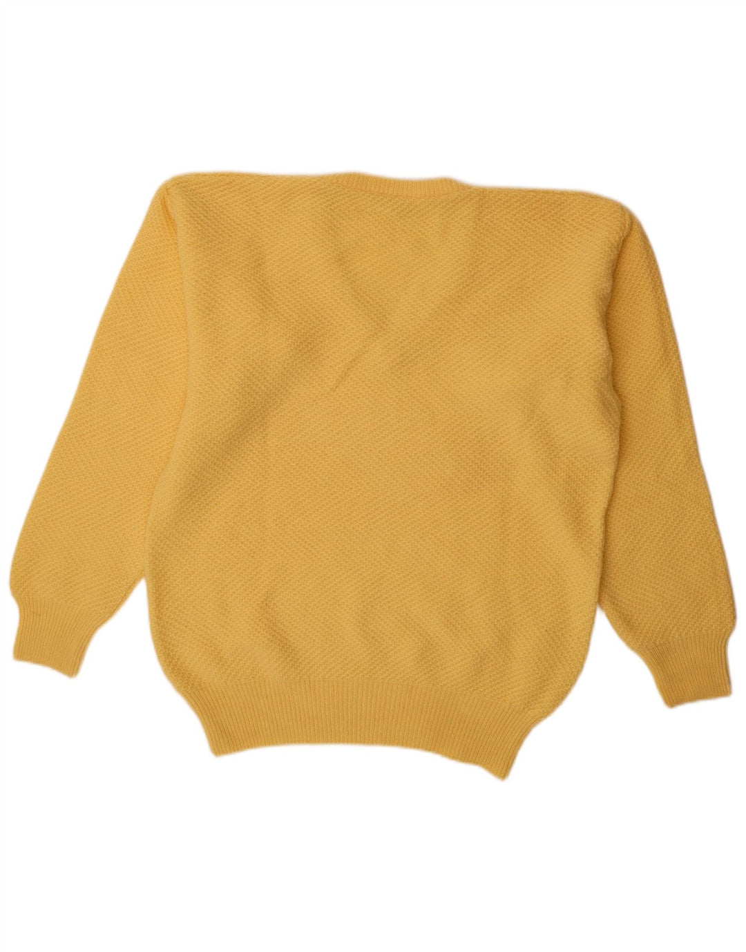 Ragno Herren-Pullover mit V-Ausschnitt, UK 46, XL, Gelb