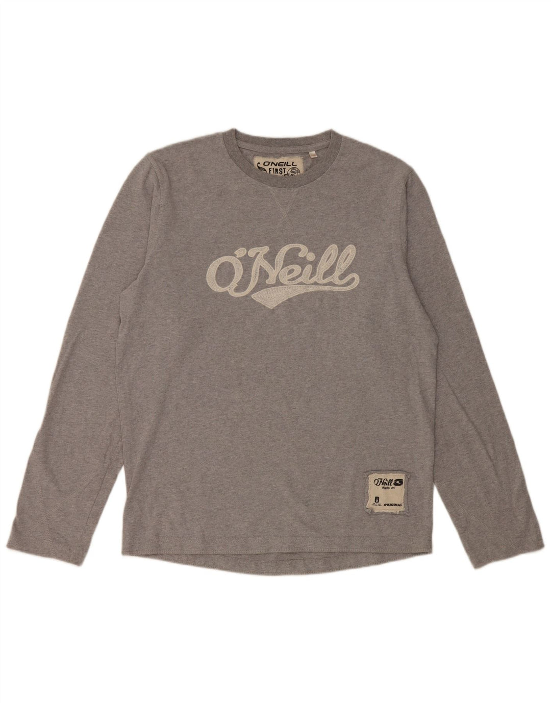 O'Neill Herren Graphic Top Langarm XL Grau Baumwolle