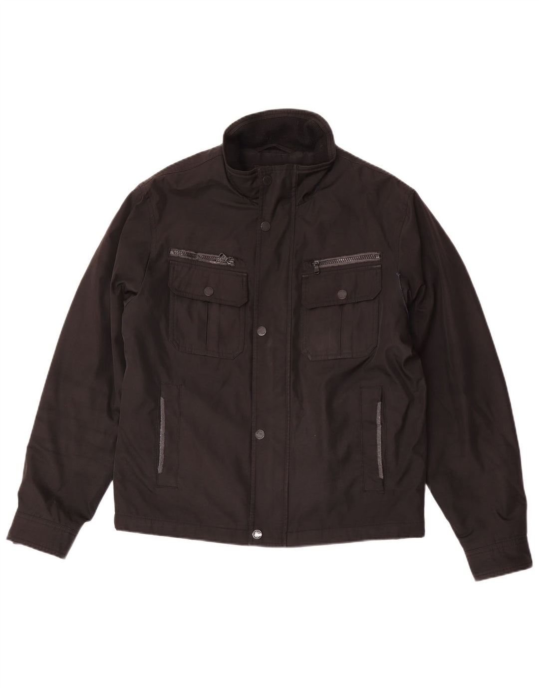 Michael Kors Herren Utility Jacke UK 38 Mittelschwarzes Polyester