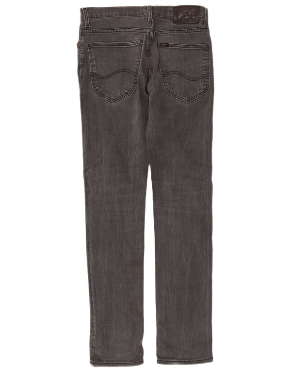 LEE Herren Jegger Straight Jeans W30 L32 Graue Baumwolle