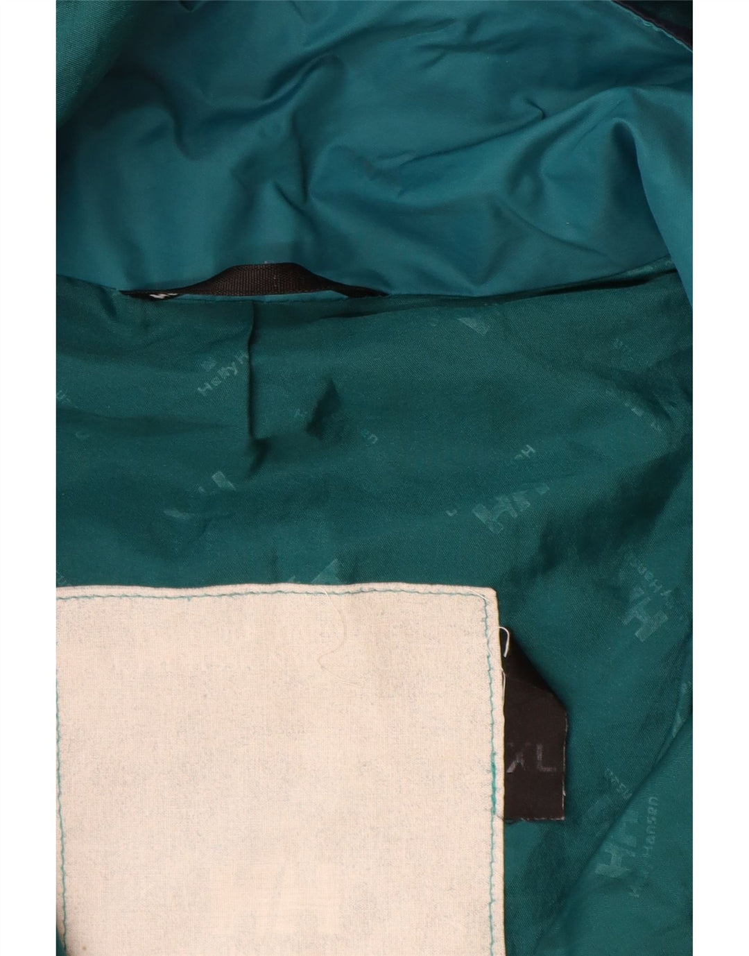 HELLY HANSEN Herren-Regenjacke mit Kapuze, UK 42, XL, Marineblau, Farbblock