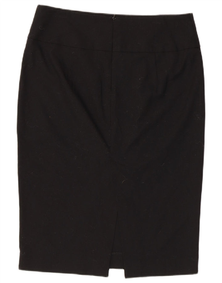 Zara Damen Bleistiftrock EU 40 Medium W30 Schwarz