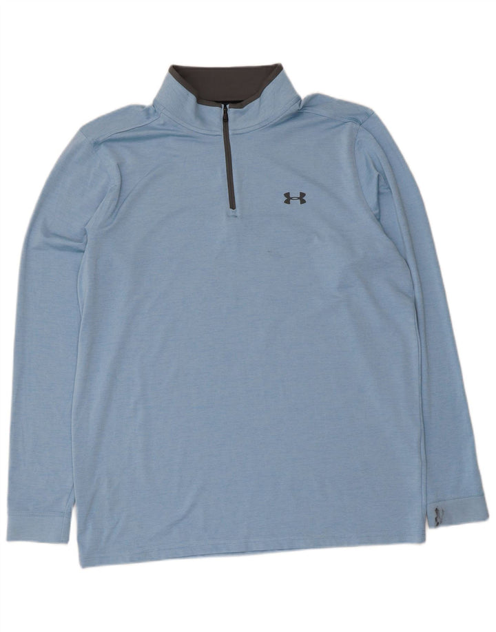 Under Armour Herren Heat Gear Pullover-Trainingsanzugoberteil, groß, blau meliert