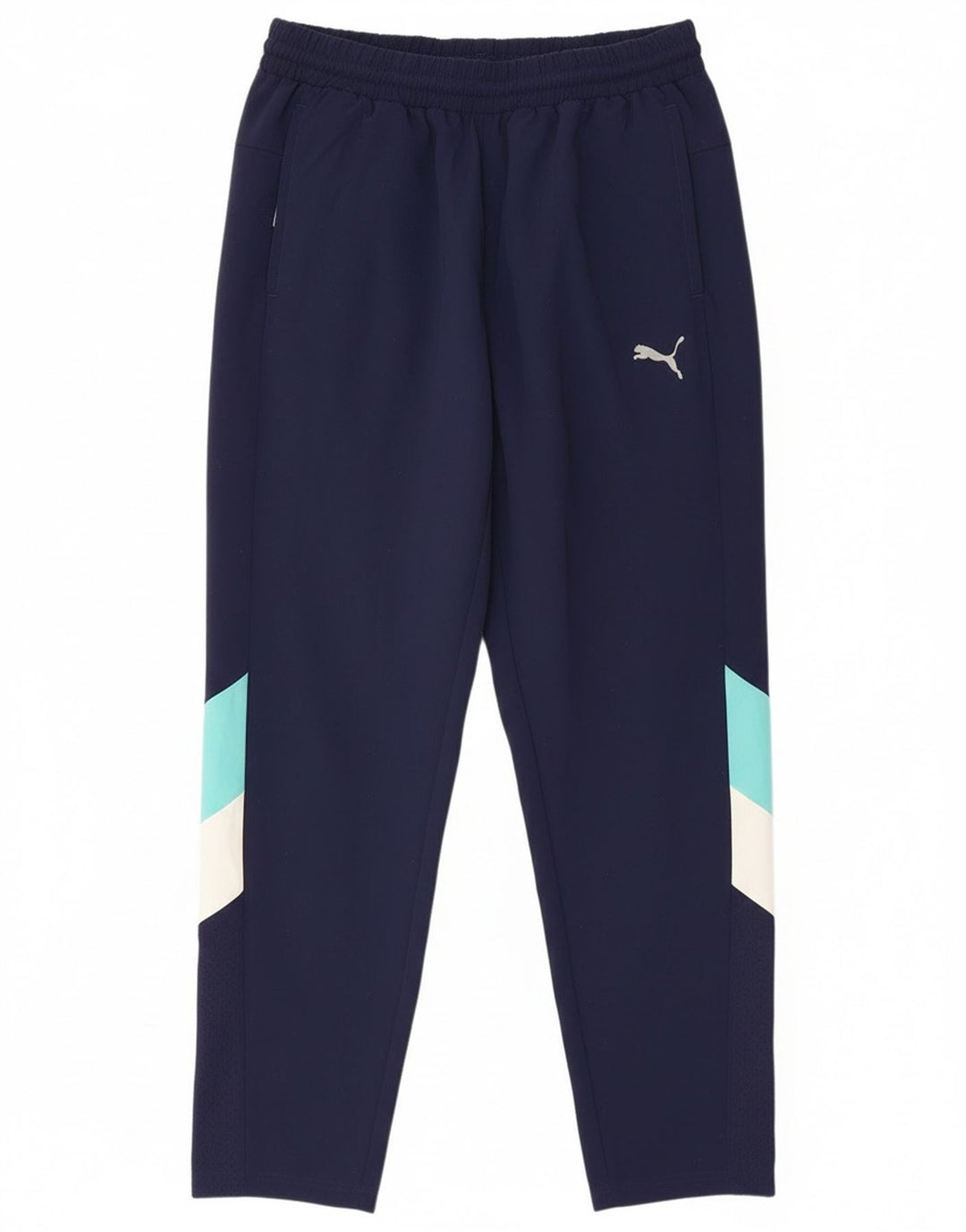 Puma Herren-Trainingshose, groß, marineblau, Farbblock-Polyester