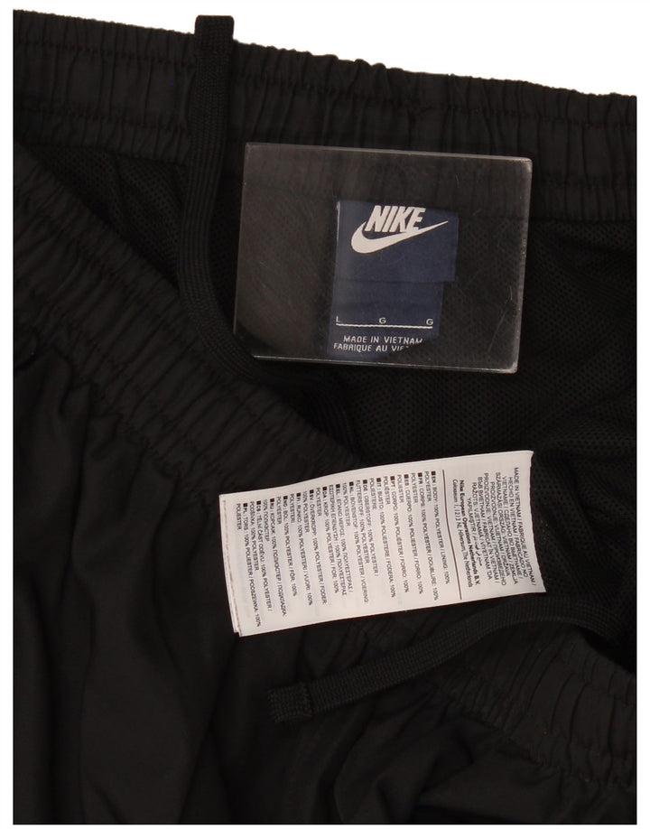 Nike Herren-Sportshorts, groß, aus schwarzem Polyester