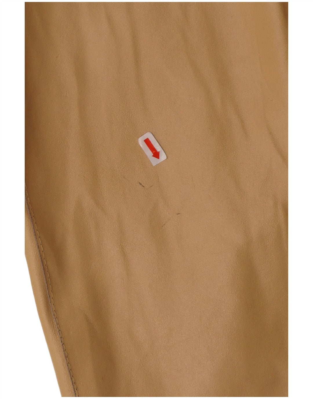 MAURIZIO TROIANO Mens Leather Jacket UK 38 Medium Beige Leather