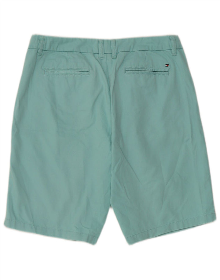 Tommy Hilfiger Damen Chino-Shorts US 8 Medium W32 Türkis Baumwolle