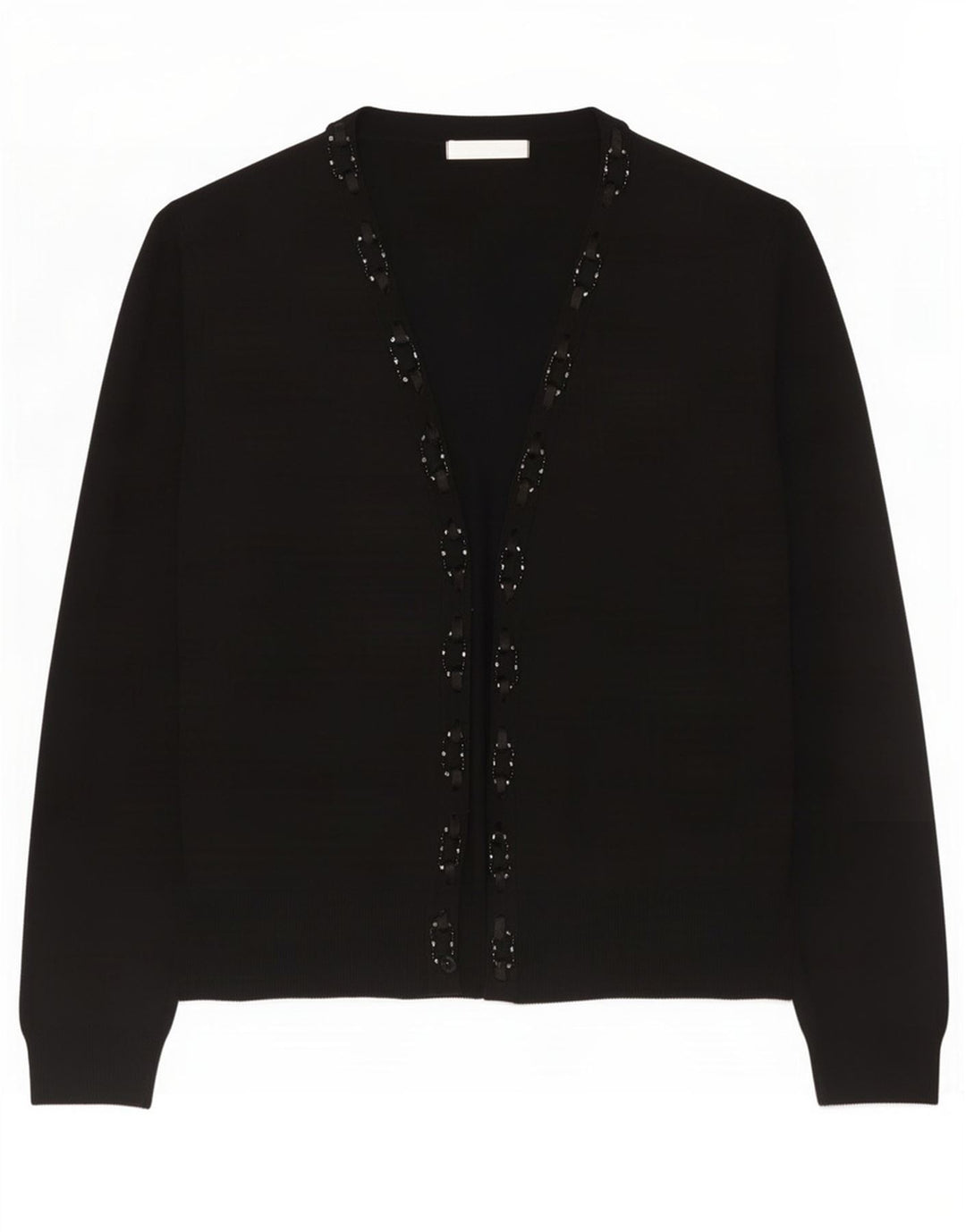 Marks & Spencer Offener Damen-Cardigan-Pullover UK 16 Große schwarze Viskose