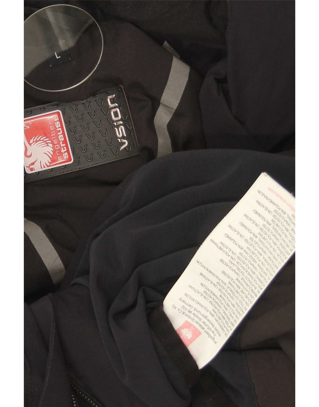 Vision Herren-Regenjacke mit Kapuze, UK 40, Größe L, Marineblau, Polyamid