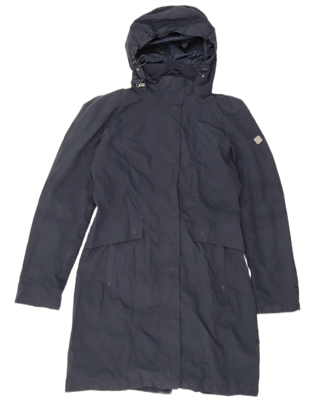 The North Face Damen-Regenmantel mit Kapuze, UK 14, mittelmarineblau, Polyester