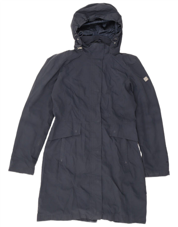 The North Face Damen-Regenmantel mit Kapuze, UK 14, mittelmarineblau, Polyester