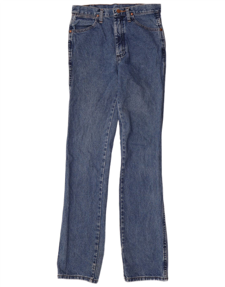 Wrangler Damen Straight Jeans W29 L36 Blaue Baumwolle