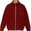 Superdry Herren-Trainingsanzugoberjacke aus mittelroter Baumwolle