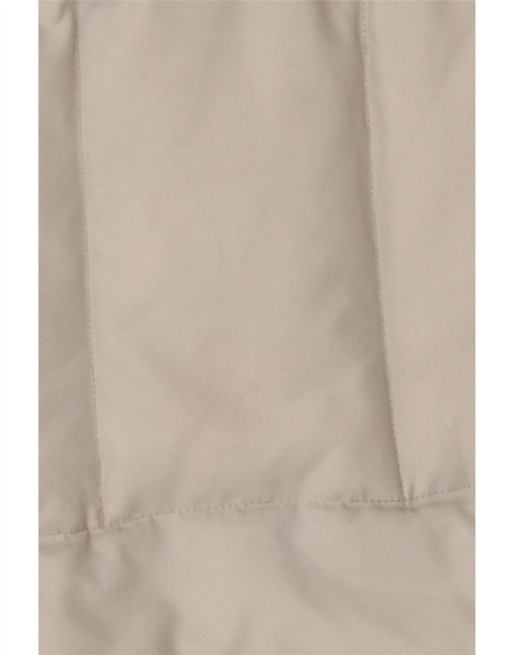 GEOX RESPIRA Womens Padded Jacket UK 10 Small  Off White Polyamide Vintage Geox Respira and Second-Hand Geox Respira from Messina Hembry 