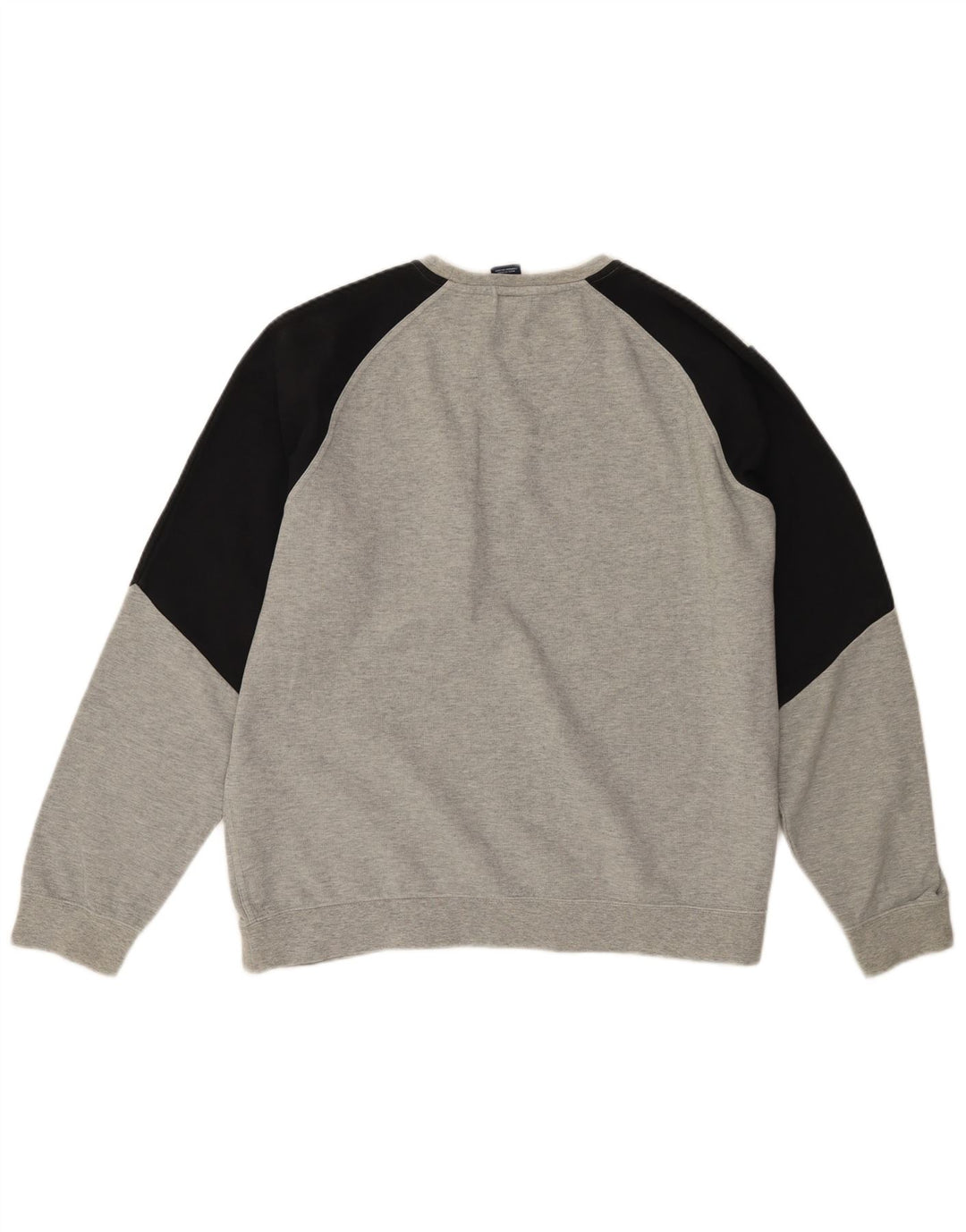 NIKE Herren Sweatshirt Pullover XL Grau Colourblock Baumwolle