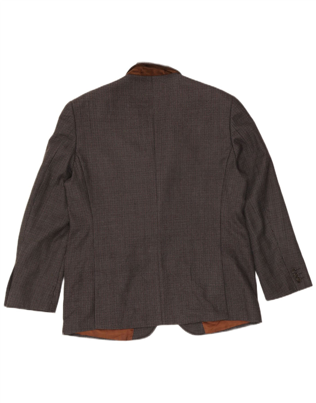 Marks & Spencer Herren-Blazer mit 2 Knöpfen, Gr. 42, groß, grau kariert, Wolle