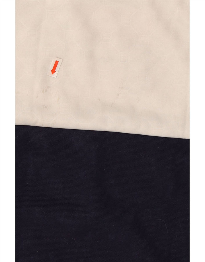 Fila Herren-Sweatshirt mit Grafik, groß, marineblau, Colourblock-Baumwolle