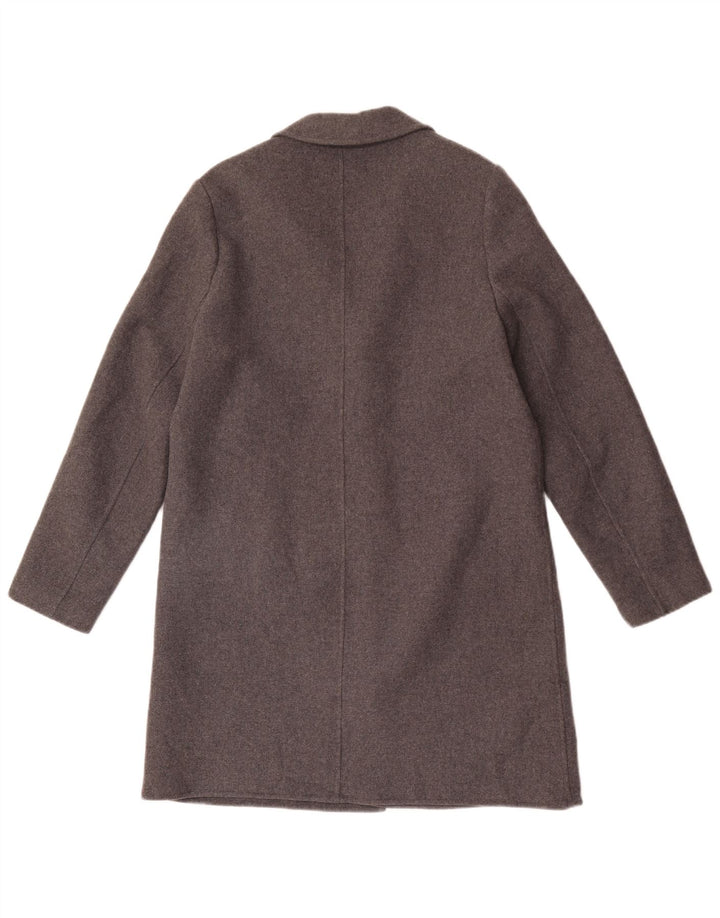 Zara Damen Trafaluc Open Overcoat UK 16 Große graue Wolle