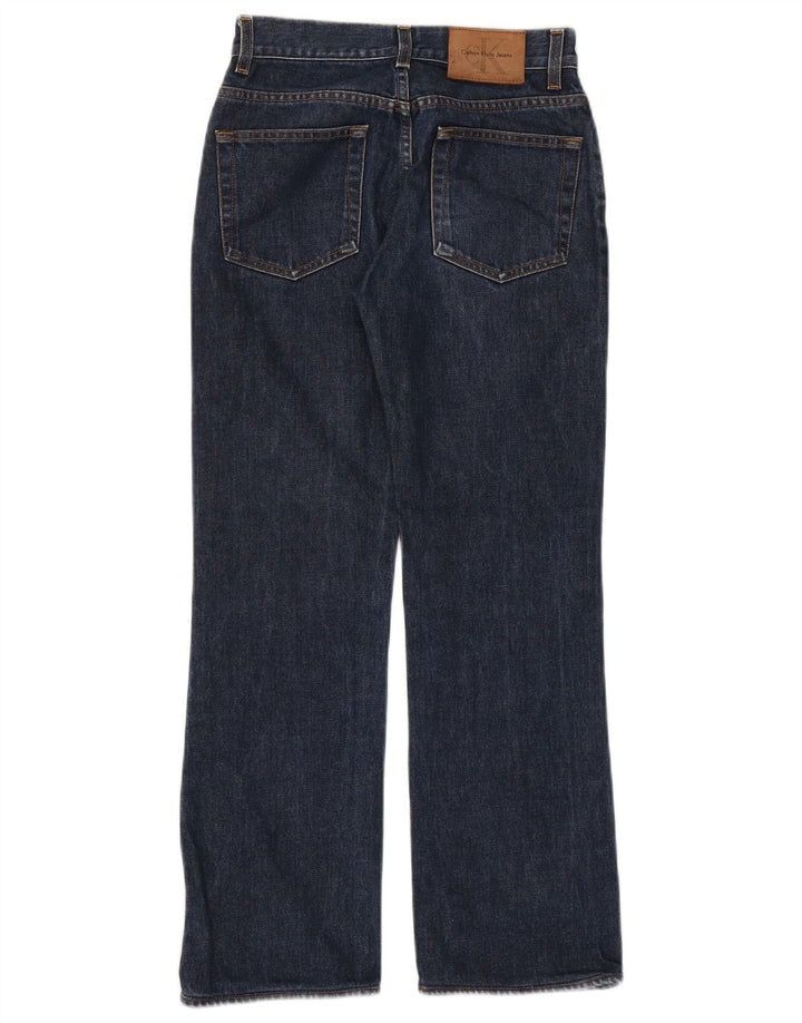 Calvin Klein Damen Straight Jeans W26 L27 Blau
