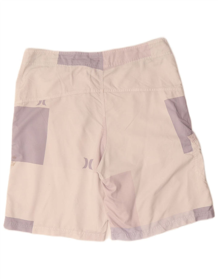 HURLEY Herren-Badeshorts mit Grafik, XL, Pink, Farbblock