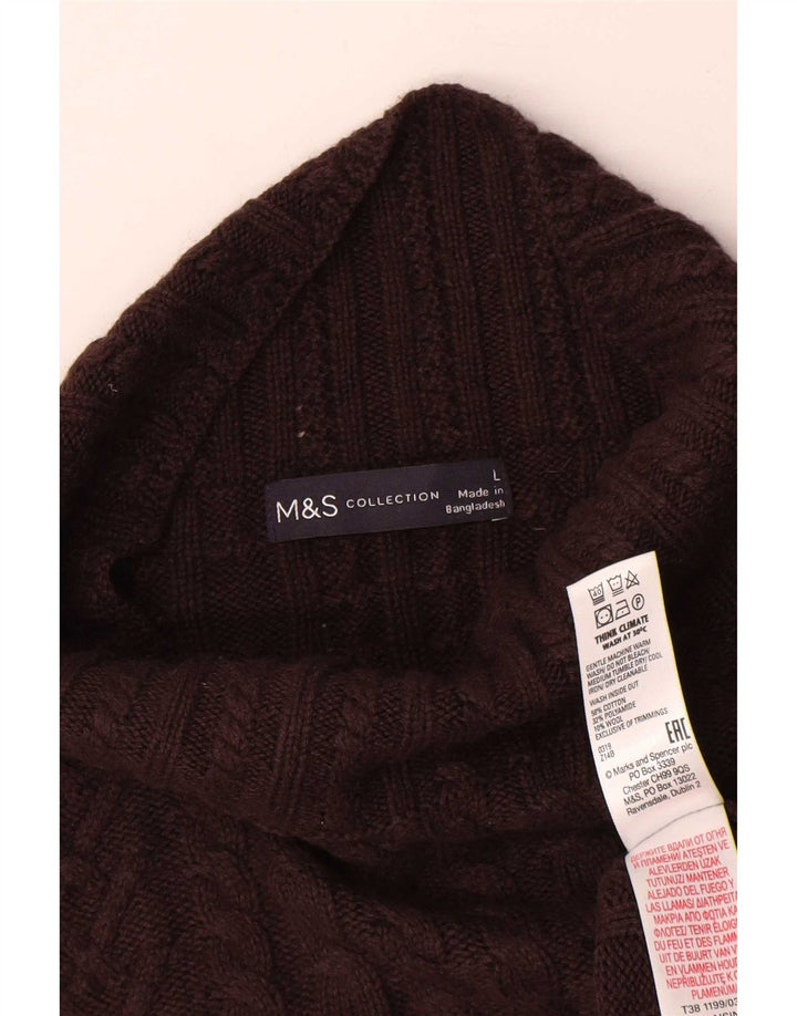 Marks & Spencer Rollkragenpullover für Damen, Gr. 40, Braun