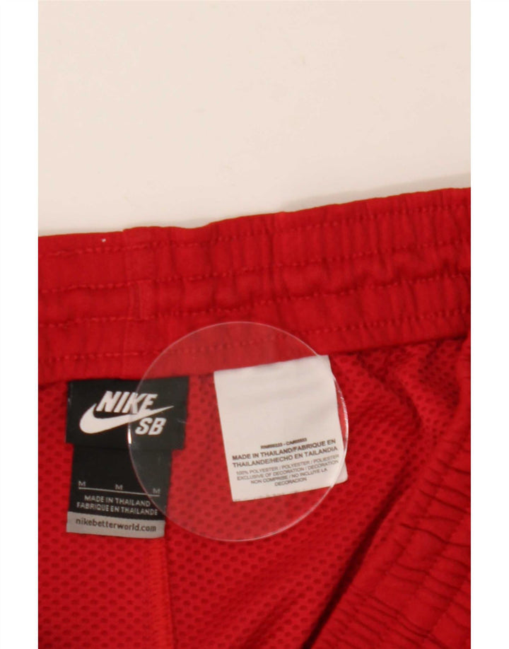 Nike Herren Graphic Sport Shorts Mittelrotes Polyester