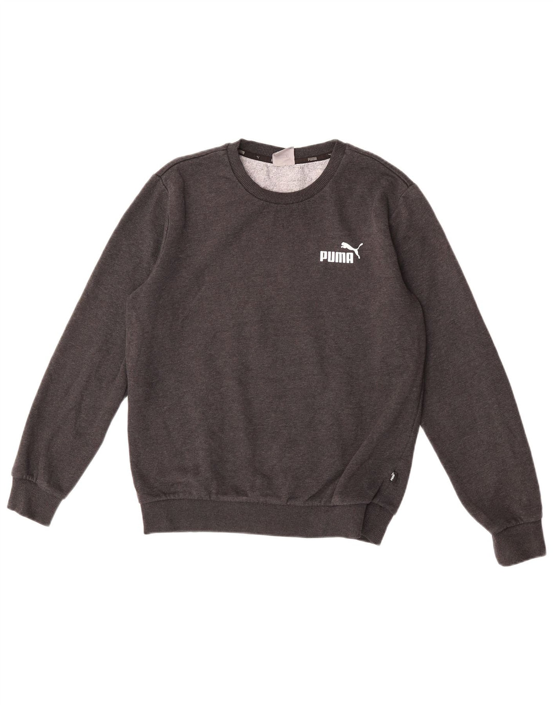 Puma Herren Sweatshirt Pullover Small Grau Baumwolle