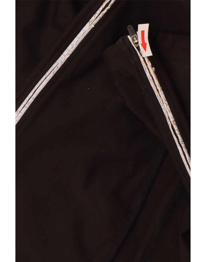 Nike Damen Leggings UK 14/16 Large Schwarz Polyester