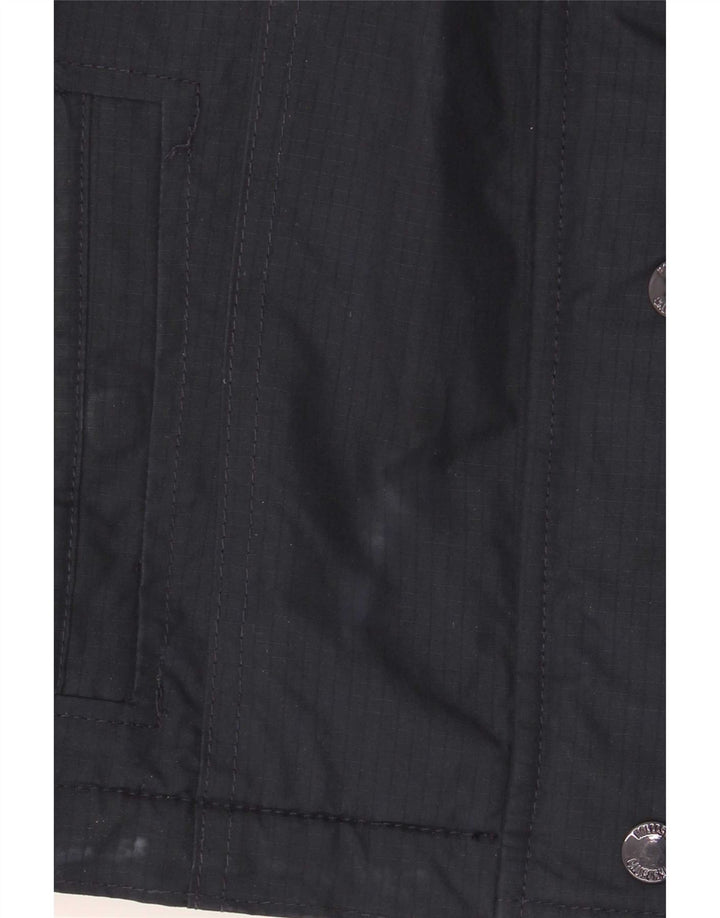 Hollister Damen-Windbreakerjacke mit Kapuze, UK 10, Größe S, Marineblau, Polyester