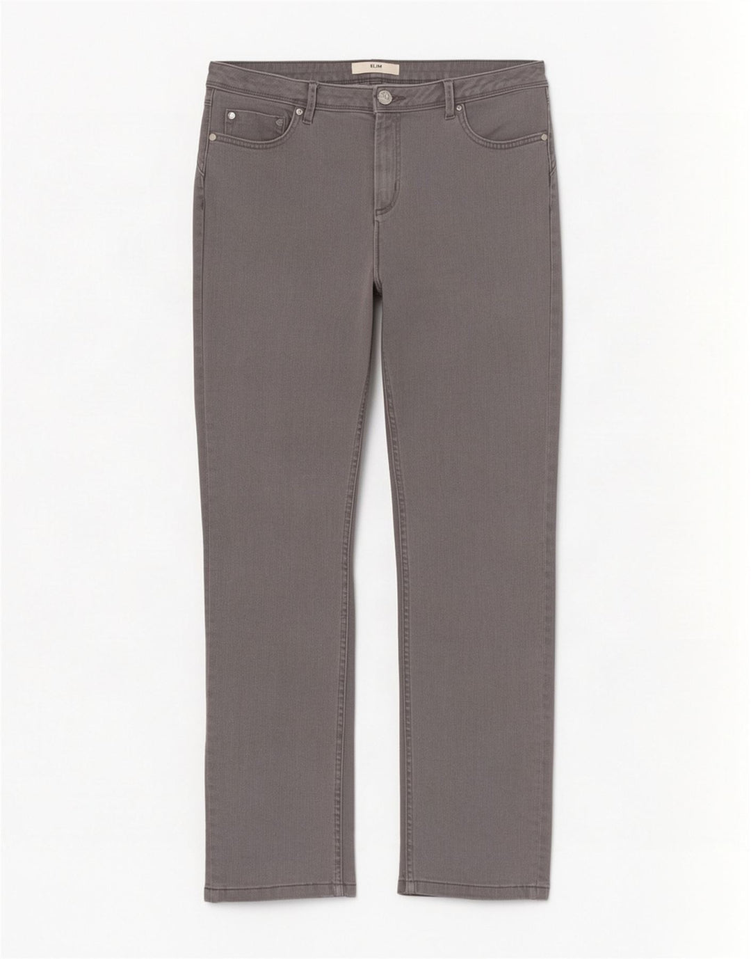 Marks & Spencer Damen Crop Slim Jeans UK 12 Medium W30 L26 Grau Baumwolle
