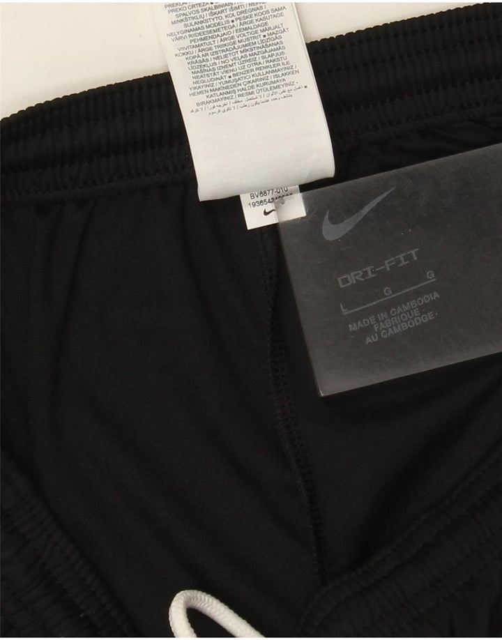 Nike Herren Dri Fit Trainingshose, Größe L, Schwarz, Polyester