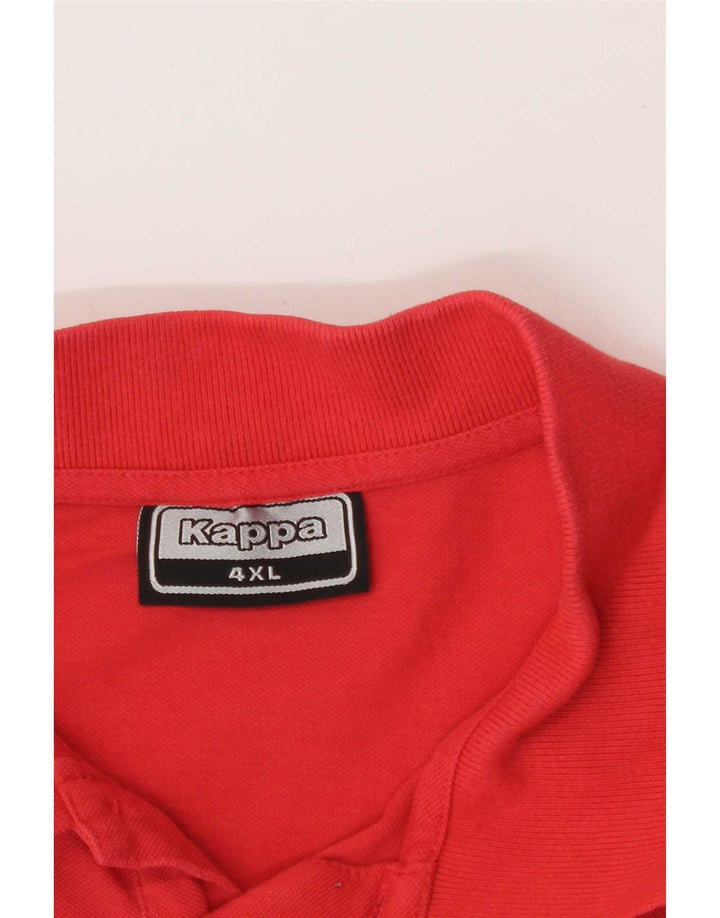 Kappa Herren Poloshirt 4XL Rot