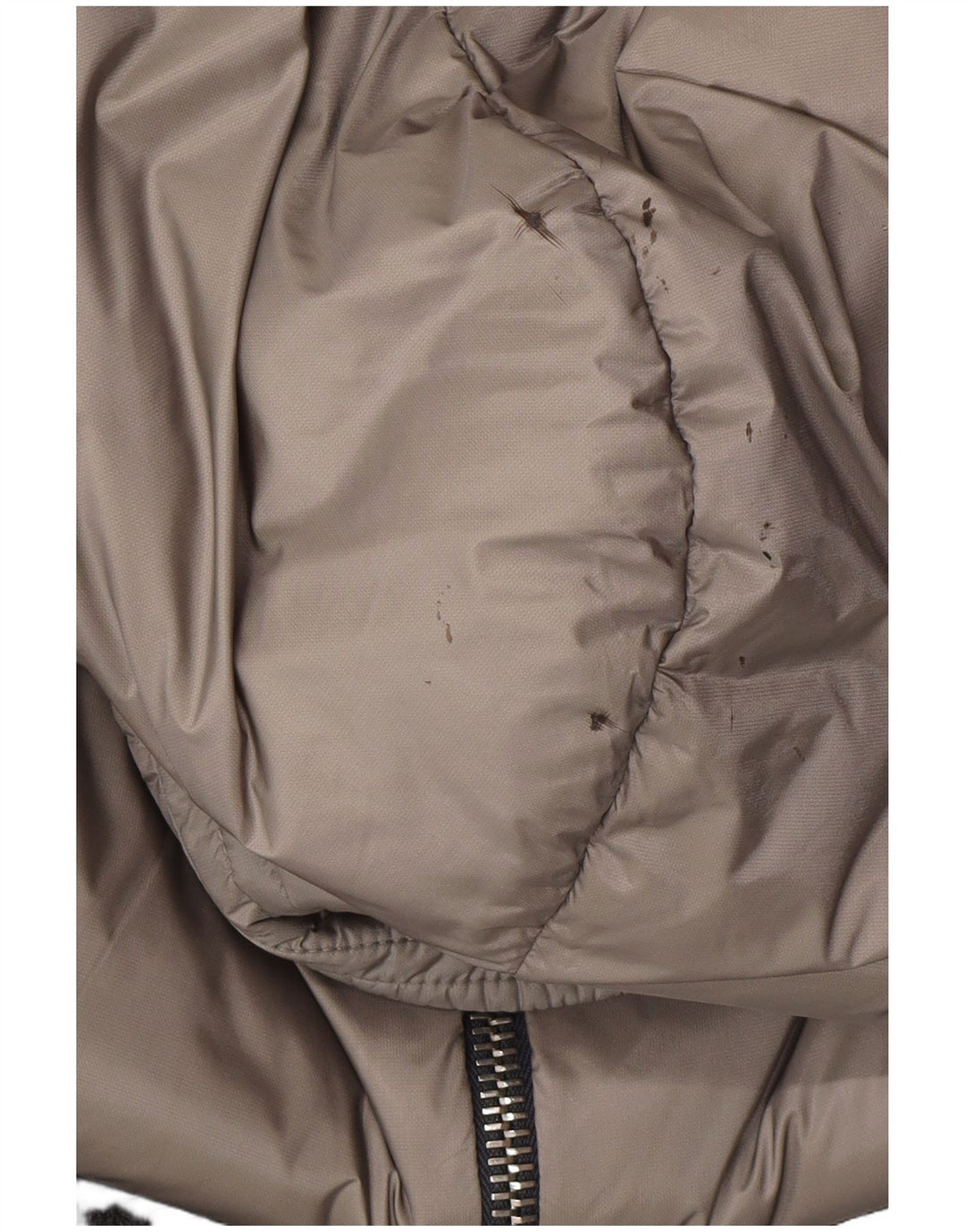 Moncler Herren-Jacke mit Kapuze, gepolstert, Größe 3, groß, grauer Farbblock-Designer