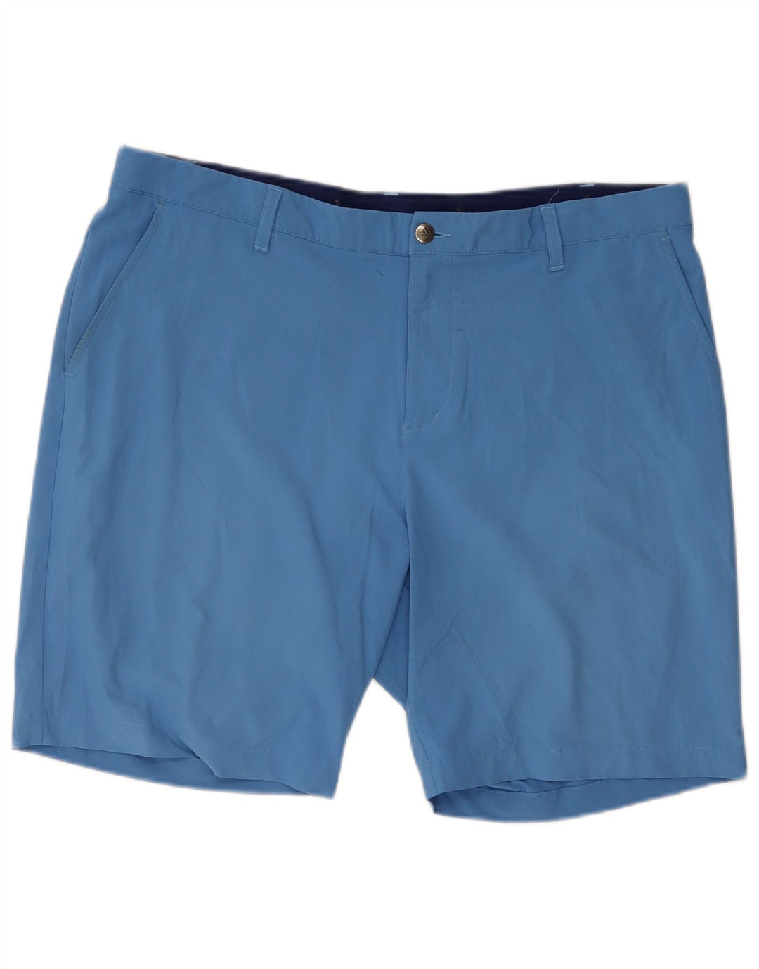Adidas Herren Primegreen Chino Shorts W38 XL Blau Polyester