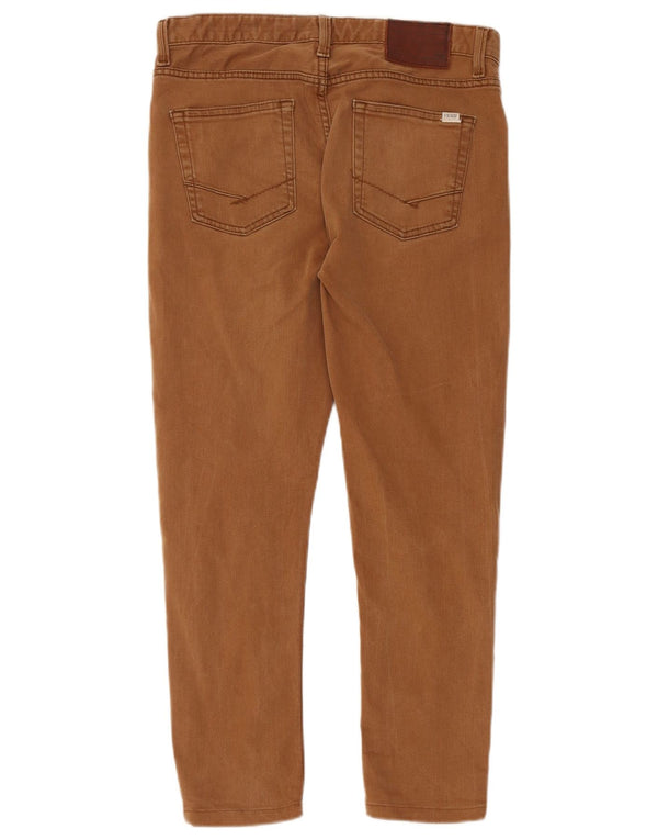 VANS Herren Slim Freizeithose W30 L26 Braune Baumwolle