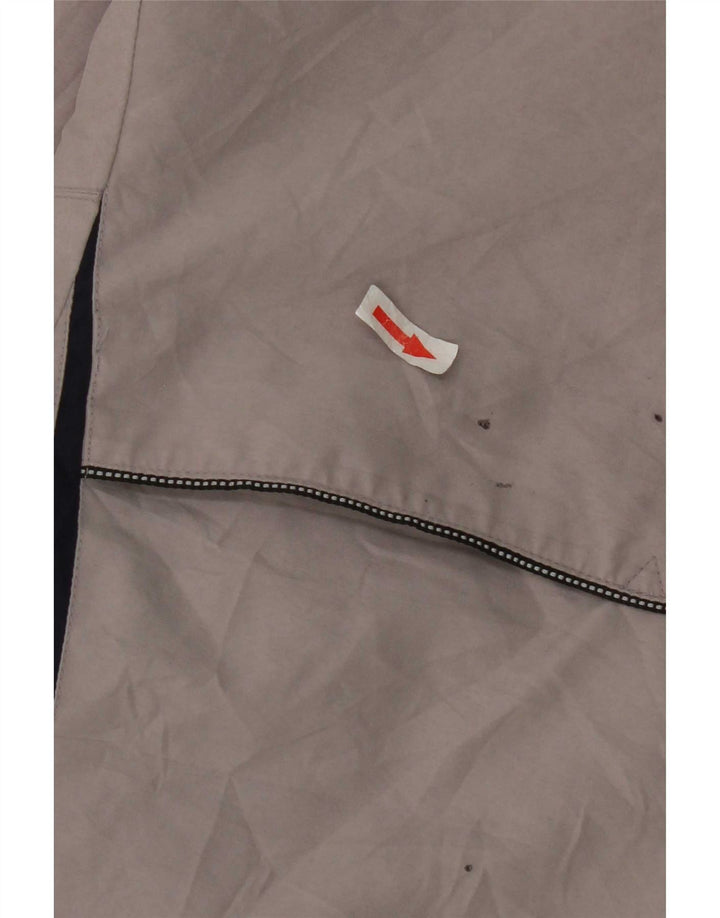 Champion Herren-Regenjacke UK 42 XL Graues Colourblock-Polyester
