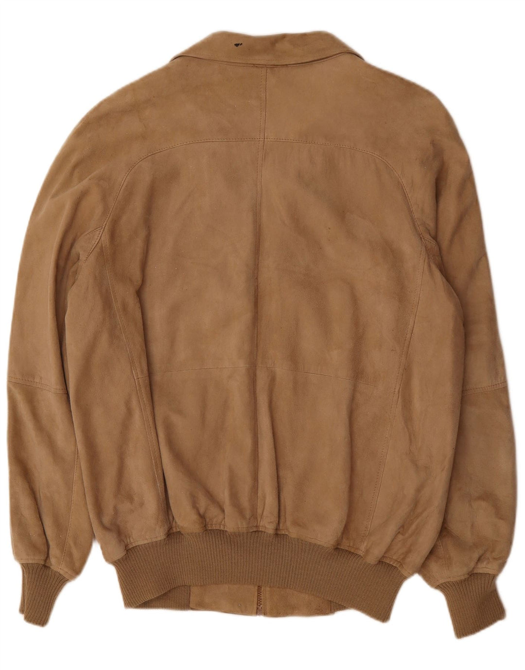 VINTAGE Herren Wildleder Bomberjacke UK 42 XL Braun