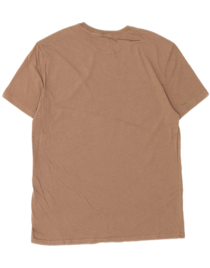 Hurley Herren Grafik-T-Shirt-Oberteil aus mittelbrauner Baumwolle