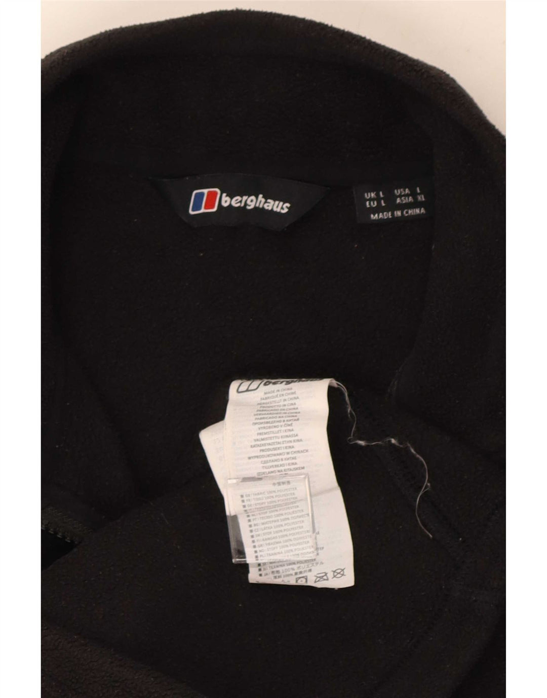 Berghaus Herren Fleeceweste UK 40 Large Schwarz Polyester