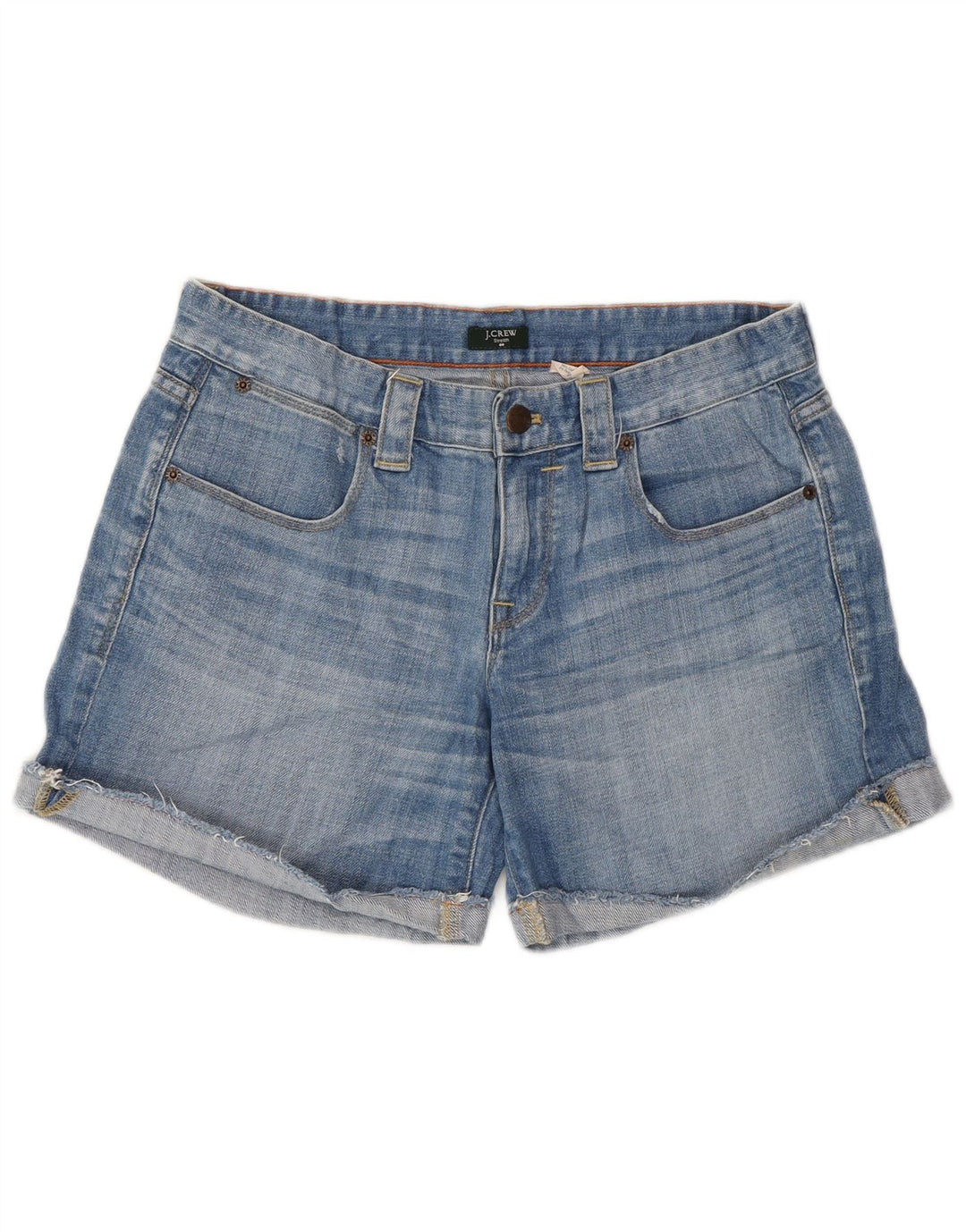J. CREW Damen Jeansshorts US 6 Medium W30 Blaue Baumwolle
