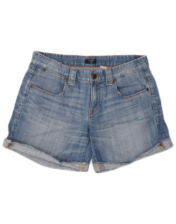 J. CREW Damen Jeansshorts US 6 Medium W30 Blaue Baumwolle