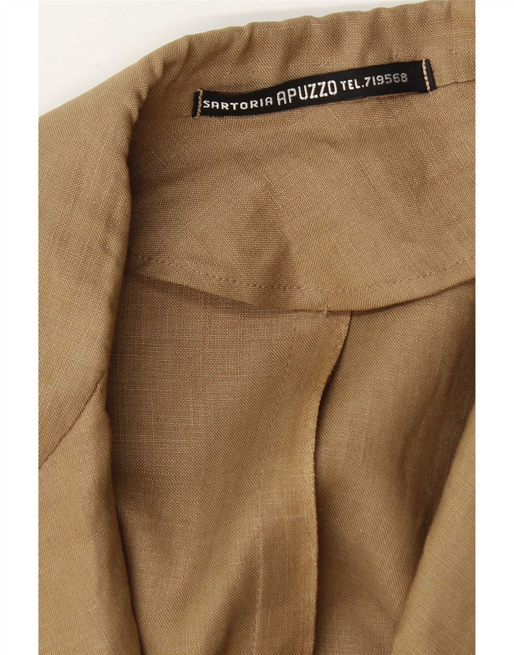Vintage Herren 3-Knopf-Blazerjacke UK 38 Mittelbeige