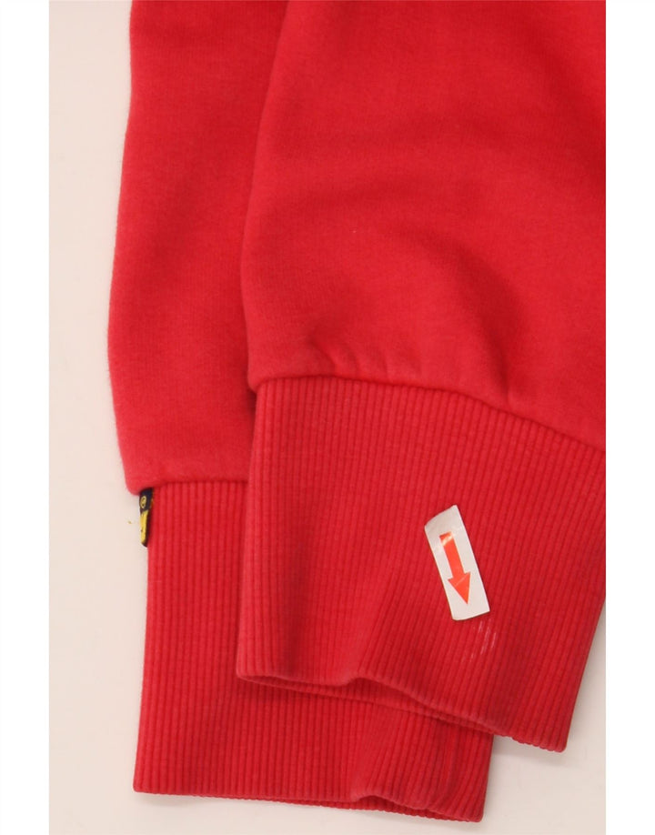 Superdry Herren-Kapuzenpullover mit Grafik, Größe L, Rot