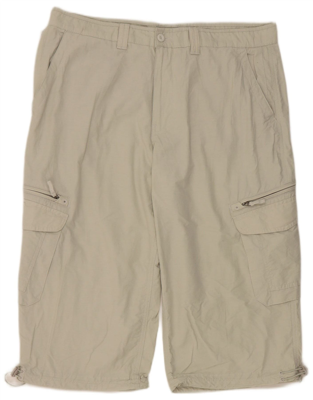 Marks & Spencer Herren Cargo-Bermudashorts W38 XL Beige Baumwolle