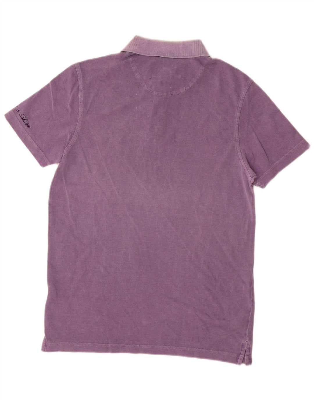 HARMONT & BLAINE Mens Polo Shirt Small Purple Cotton