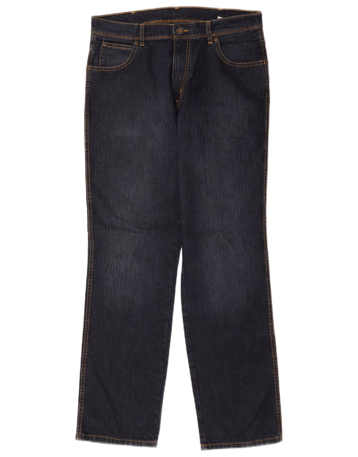 Wrangler Herren-Jeans mit normaler Passform, gerade Passform, W34, L32, Marineblau, Baumwolle